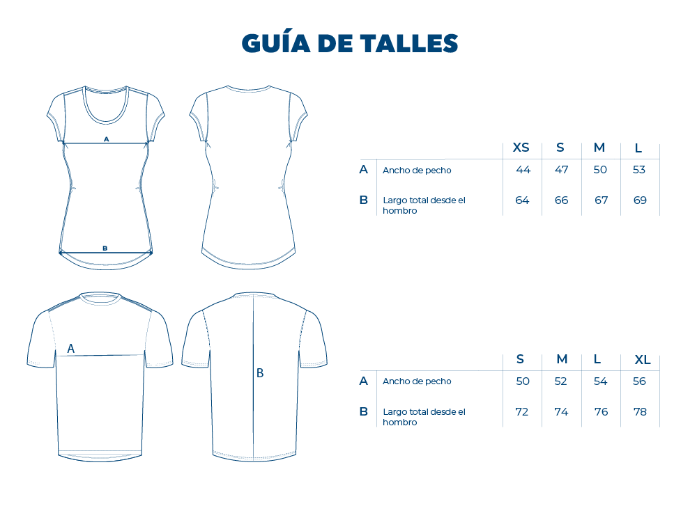 999x736 - Guía de talles